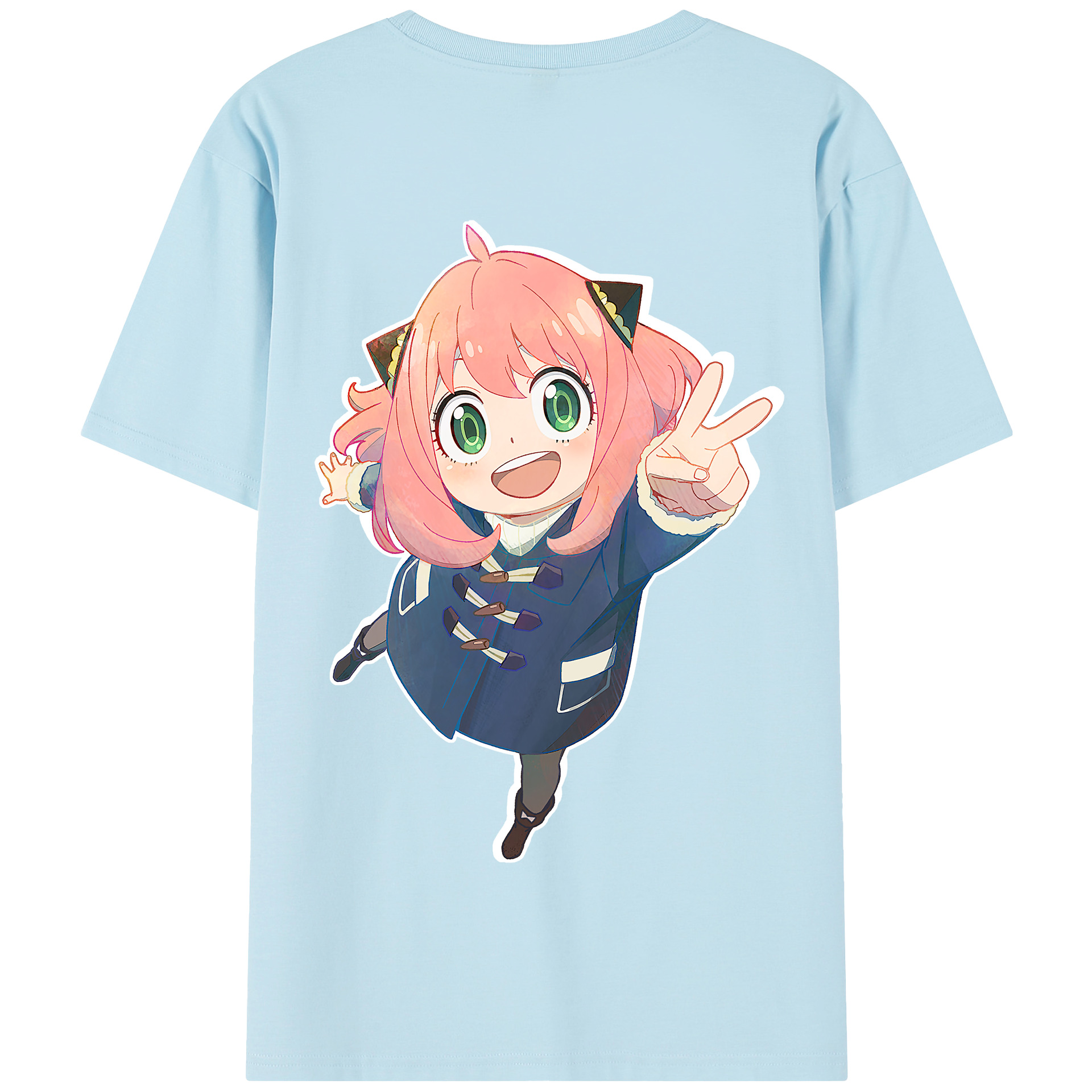 （画像用） SPY×FAMILY间谍家家酒 綿100％半袖Tシャツ（背面プリント）